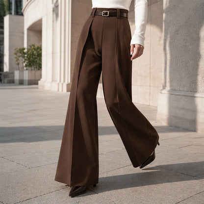 Women's High-Waisted Wide-Leg Pants