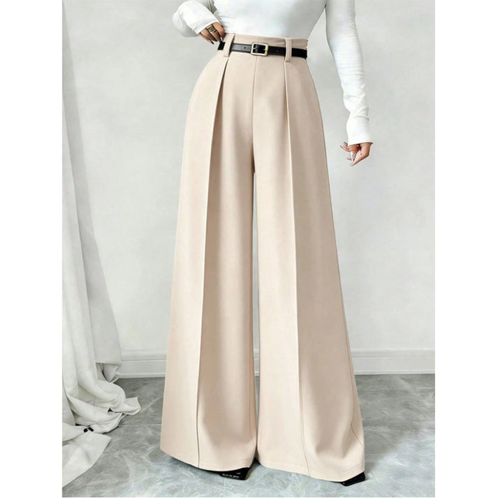 Women's High-Waisted Wide-Leg Pants