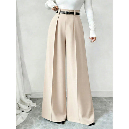 Women's High-Waisted Wide-Leg Pants