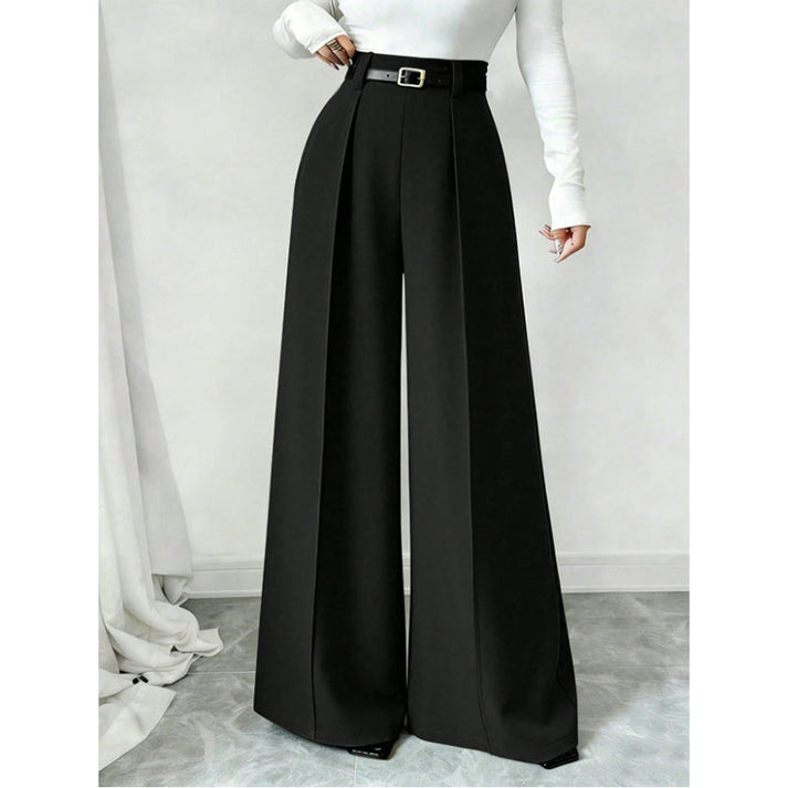 Women's High-Waisted Wide-Leg Pants