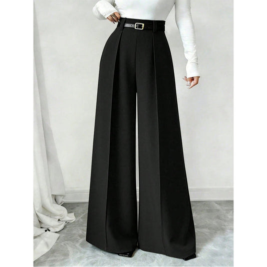 Women's High-Waisted Wide-Leg Pants