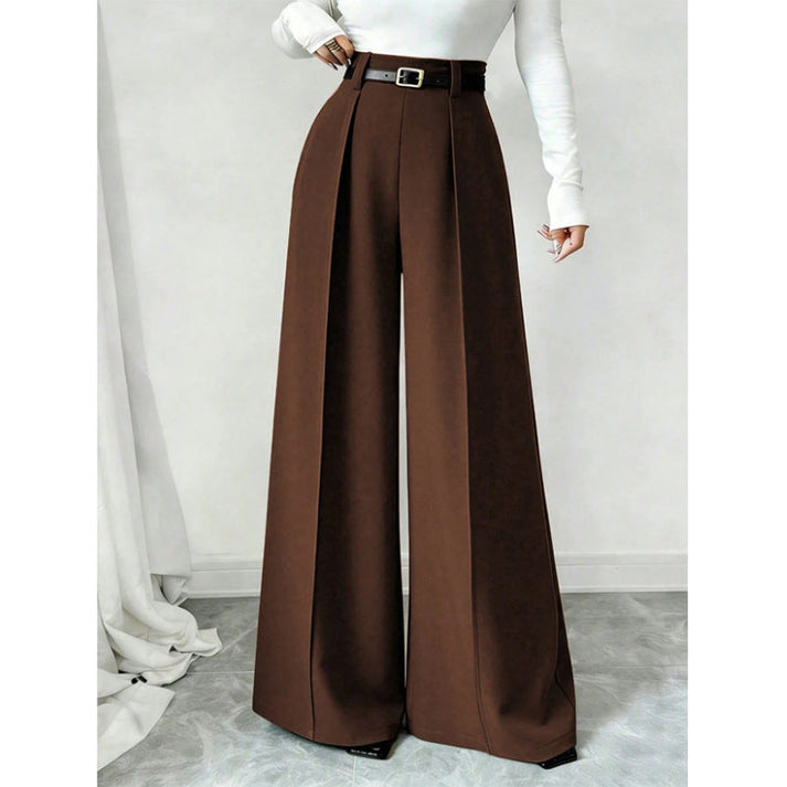 Women's High-Waisted Wide-Leg Pants
