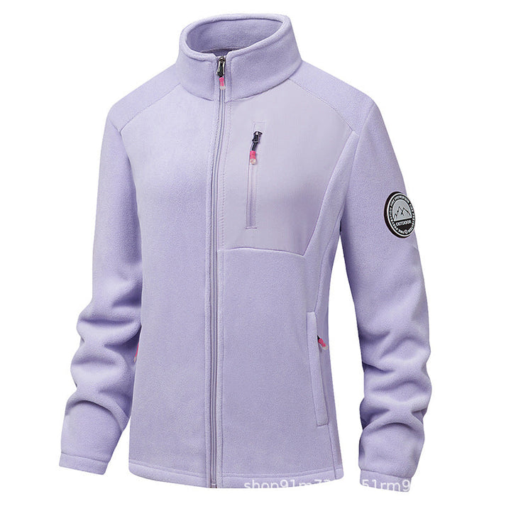 Women's Full-Zip Stand Collar Jacket