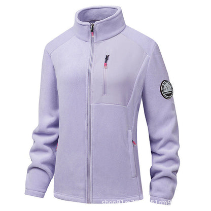Women's Full-Zip Stand Collar Jacket