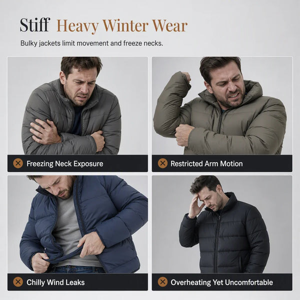 Men's Quilted Puffer Jacket