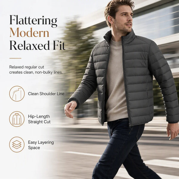 Men's Quilted Puffer Jacket