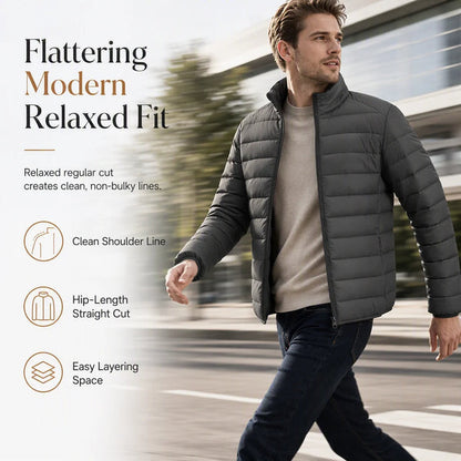 Men's Quilted Puffer Jacket