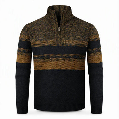 Men's Quarter-Zip Knit Sweater