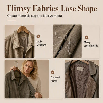 Women's Check-Detail Button-Up Jacket