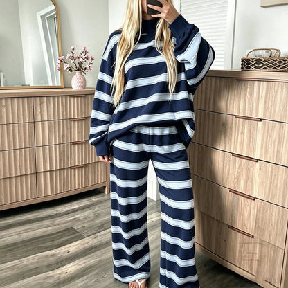 Women's Striped Lounge Set
