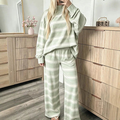Women's Striped Lounge Set