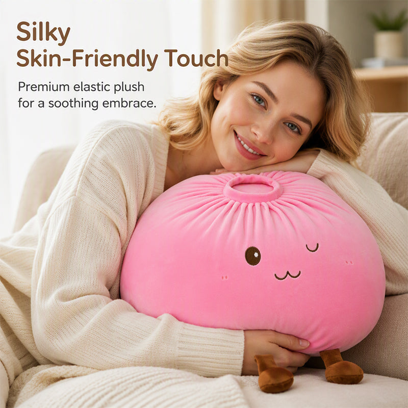 Cute Steamed Bun Plush Pillow