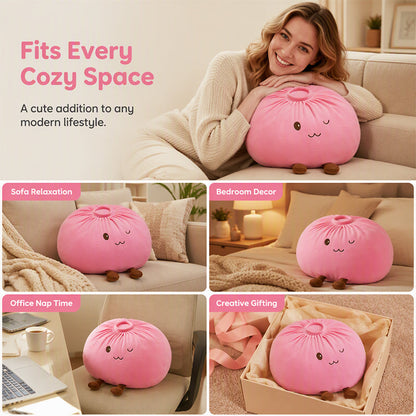 Cute Steamed Bun Plush Pillow