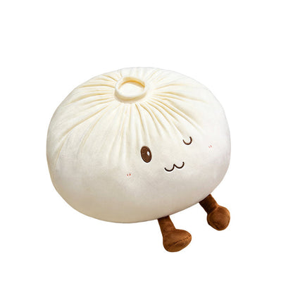 Cute Steamed Bun Plush Pillow