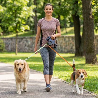 Dual Dog Retractable Leash
