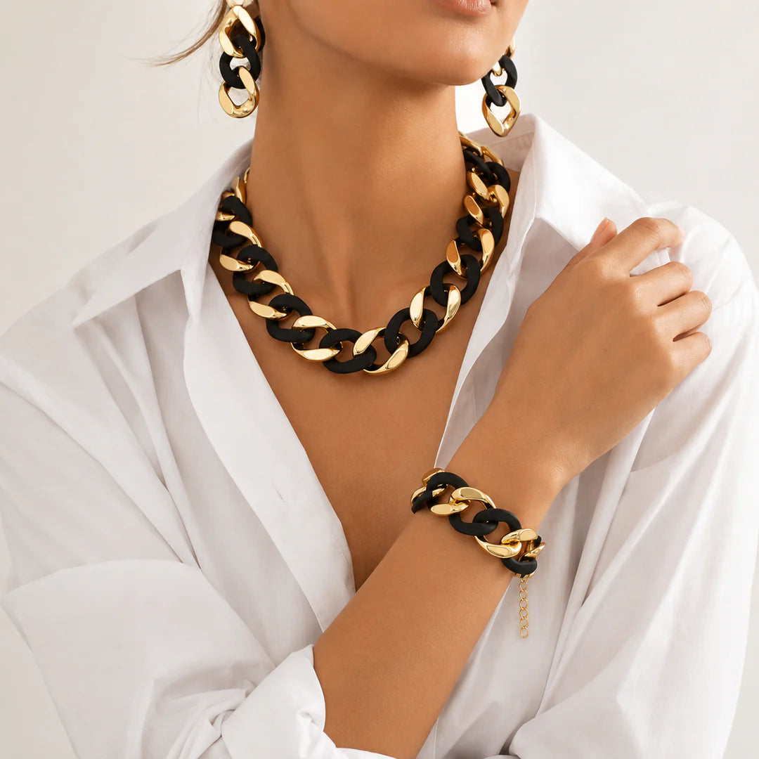 Chunky Chain Jewelry Set