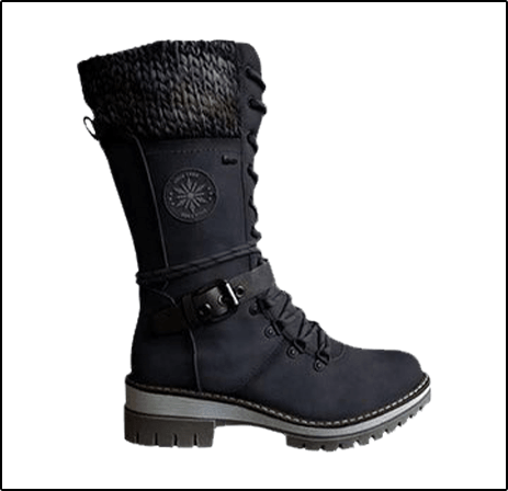 Women's Lace-Up Buckle Boots