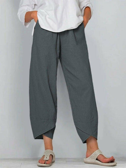 Women’s Asymmetrical Relaxed Fit Casual Pants