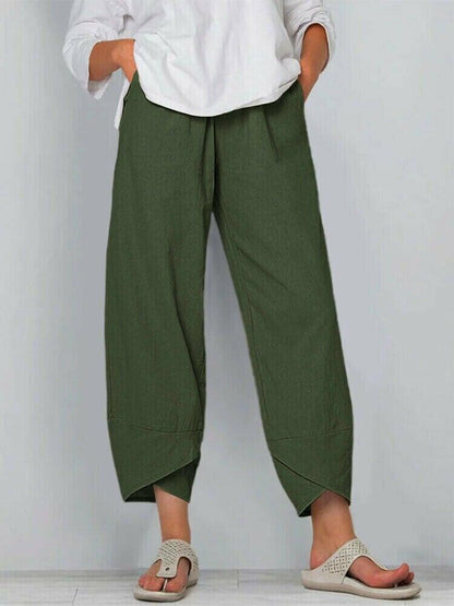 Women’s Asymmetrical Relaxed Fit Casual Pants