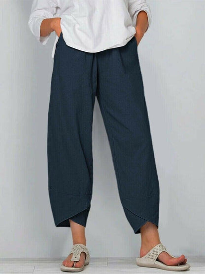 Women’s Asymmetrical Relaxed Fit Casual Pants