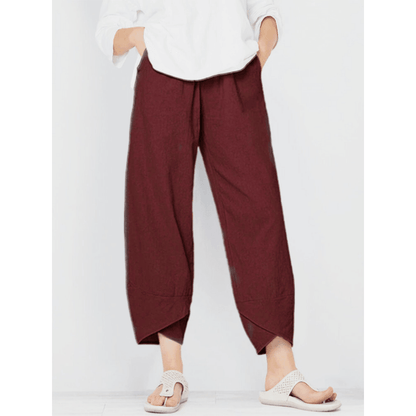 Women’s Asymmetrical Relaxed Fit Casual Pants