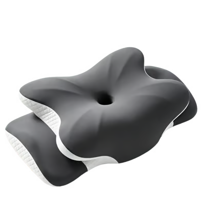 Contoured Dual-Height Memory Foam Pillow