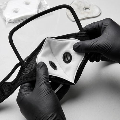 Unisex Dual-Valve Filter Face Mask