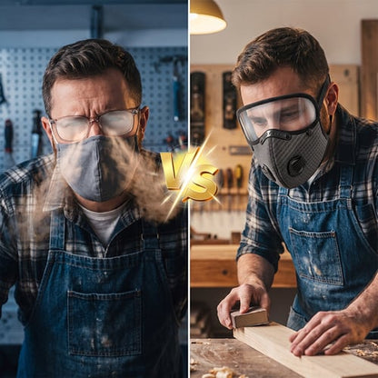 Unisex Dual-Valve Filter Face Mask