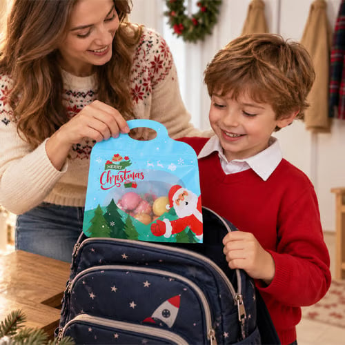 Kids' Christmas Handheld Treat Bag