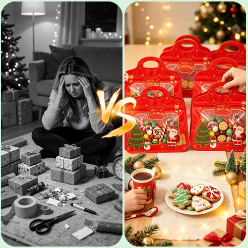 Kids' Christmas Handheld Treat Bag
