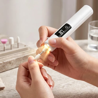 Electric Nail Grinder with LED Light