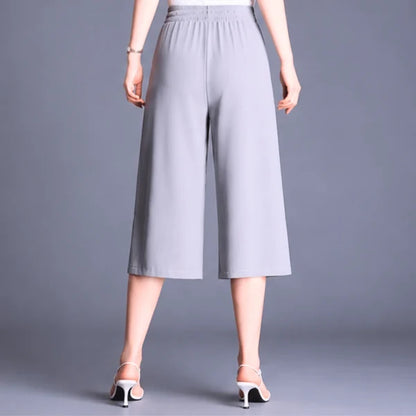 Women’s Side-Slit Wide-Leg Pants